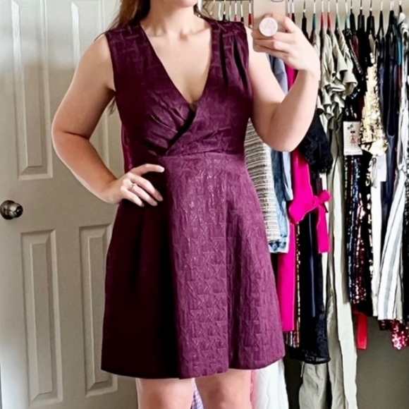 Metallic Skater Dress - Picture 4 of 5